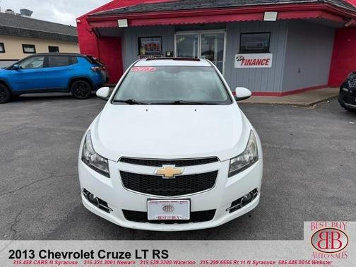 White 2013 Chevrolet Cruze 1LT
