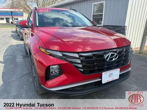 Red 2022 Hyundai TUCSON H-TRAC