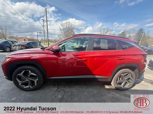 Red 2022 Hyundai TUCSON H-TRAC