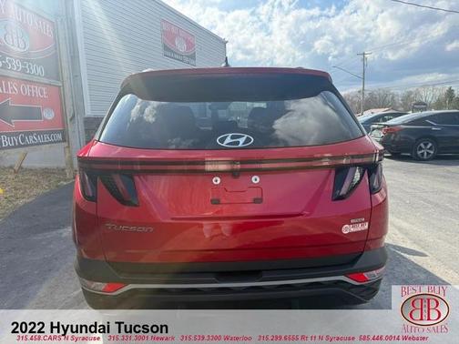 Red 2022 Hyundai TUCSON H-TRAC