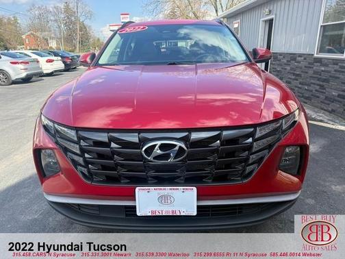 Red 2022 Hyundai TUCSON H-TRAC