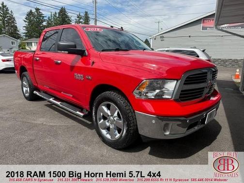 Red 2018 RAM 1500 SLT