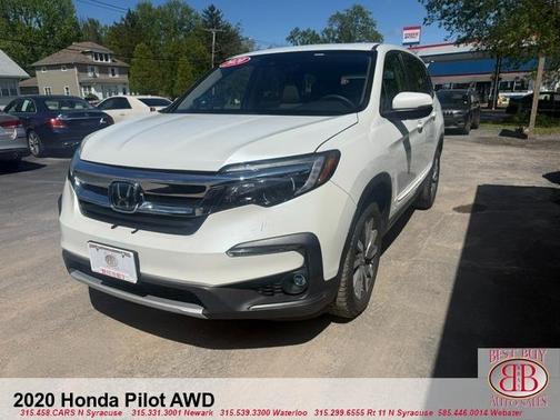 White 2020 Honda Pilot EX-L