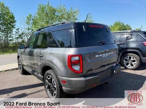 Gray 2022 Ford Bronco Sport Outer Banks