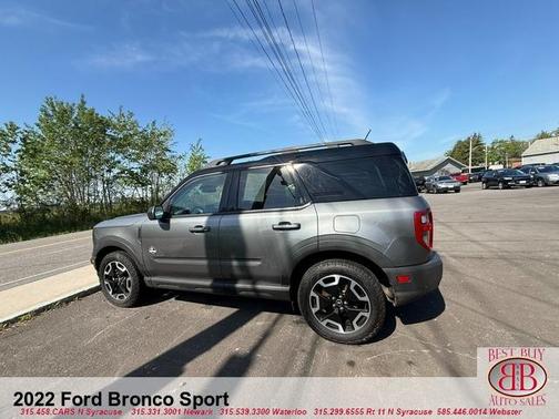 Gray 2022 Ford Bronco Sport Outer Banks
