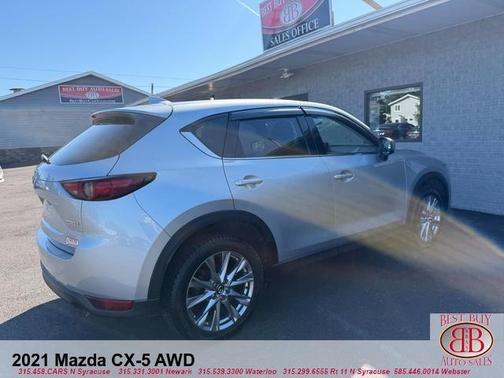 Sonic Silver Metallic 2021 Mazda CX-5 Grand Touring