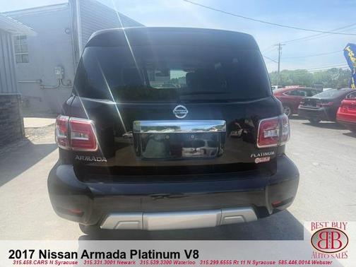 Black 2017 Nissan Armada Platinum