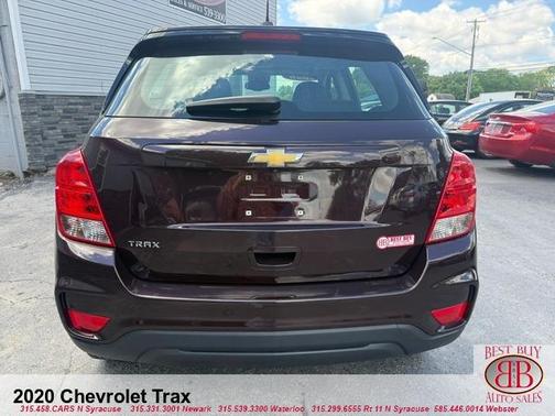 Red 2020 Chevrolet Trax LS