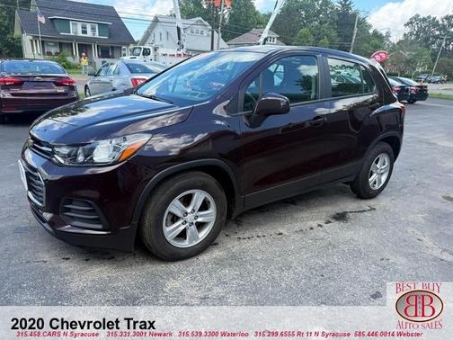 Red 2020 Chevrolet Trax LS