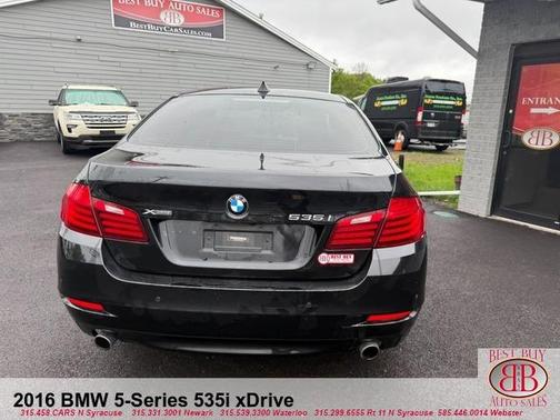 Black 2016 BMW 535 i xDrive