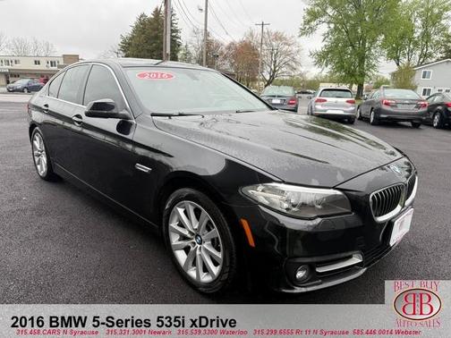 Black 2016 BMW 535 i xDrive