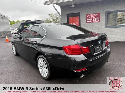 Black 2016 BMW 535 i xDrive