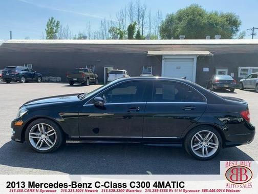 Black 2013 Mercedes-Benz C-Class C 300 4MATIC