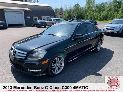Black 2013 Mercedes-Benz C-Class C 300 4MATIC