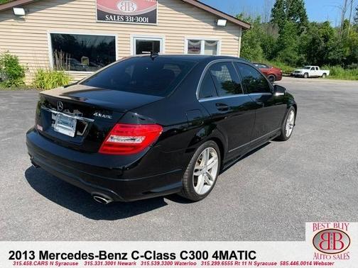 Black 2013 Mercedes-Benz C-Class C 300 4MATIC