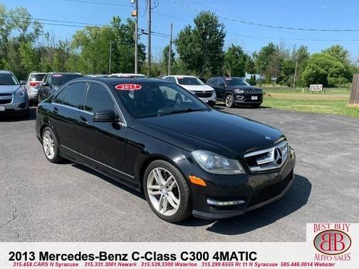 Black 2013 Mercedes-Benz C-Class C 300 4MATIC