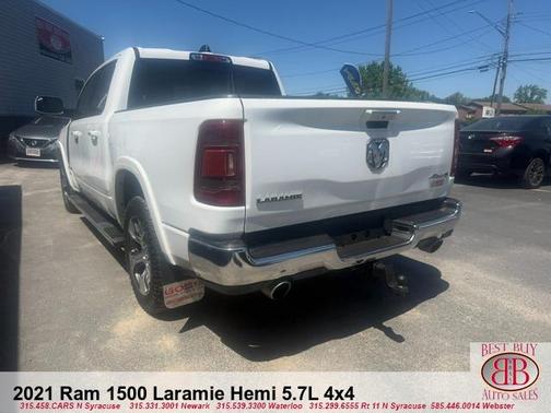 White 2021 RAM 1500 Laramie