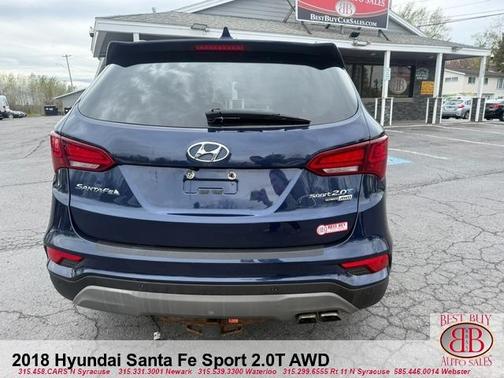 Nightfall Blue 2018 Hyundai Santa Fe Sport 2.0L Turbo Ultimate