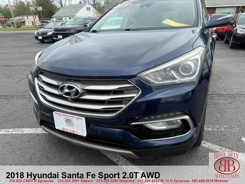 Nightfall Blue 2018 Hyundai Santa Fe Sport 2.0L Turbo Ultimate