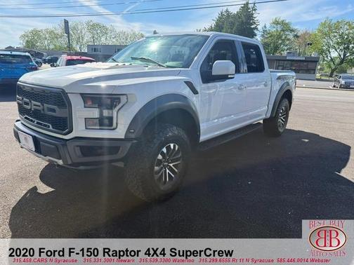 White 2020 Ford F-150 Raptor