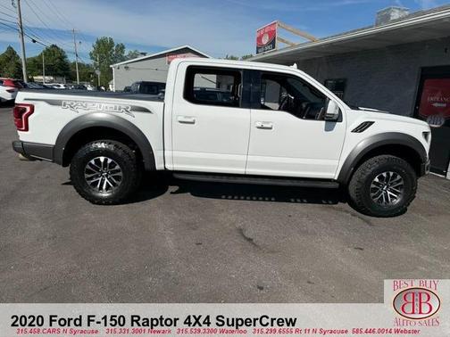 White 2020 Ford F-150 Raptor