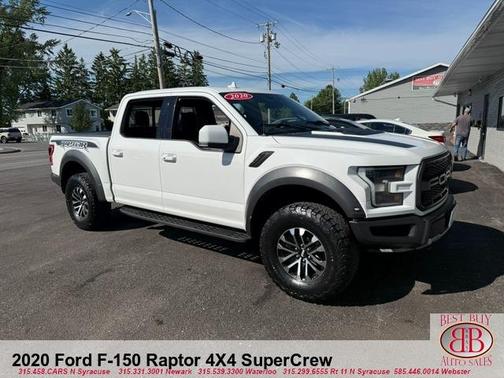 White 2020 Ford F-150 Raptor