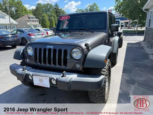 Gray 2016 Jeep Wrangler Sport