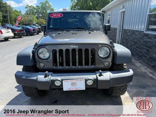 Gray 2016 Jeep Wrangler Sport