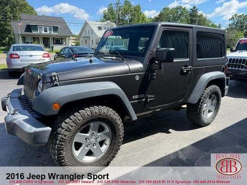 Gray 2016 Jeep Wrangler Sport