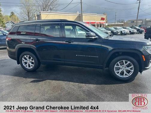 Black 2021 Jeep Grand Cherokee L Limited