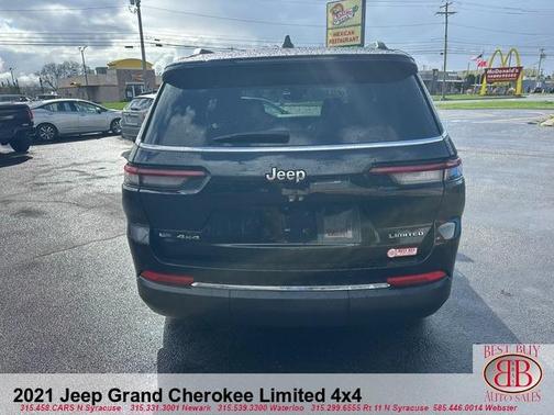 Black 2021 Jeep Grand Cherokee L Limited