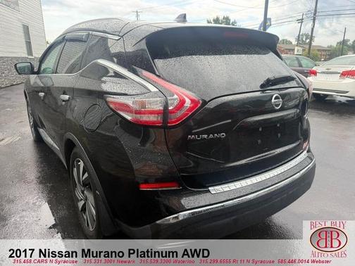 Magnetic Black 2017 Nissan Murano Platinum