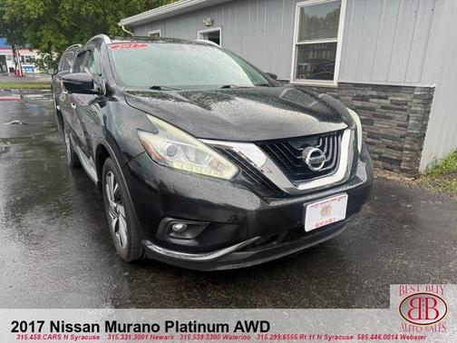 Magnetic Black 2017 Nissan Murano Platinum