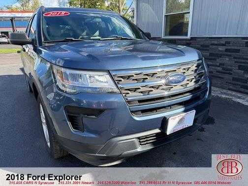Blue 2018 Ford Explorer Base