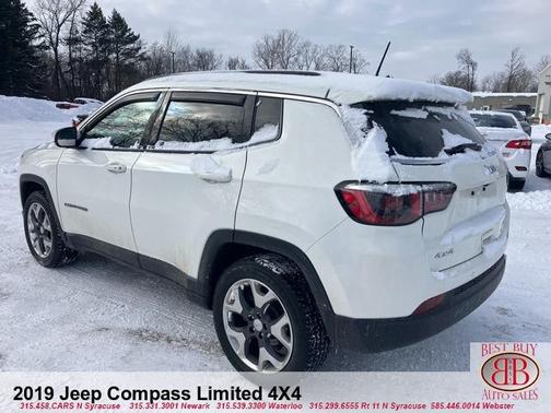 White 2019 Jeep Compass Limited
