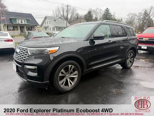 Black 2020 Ford Explorer Platinum