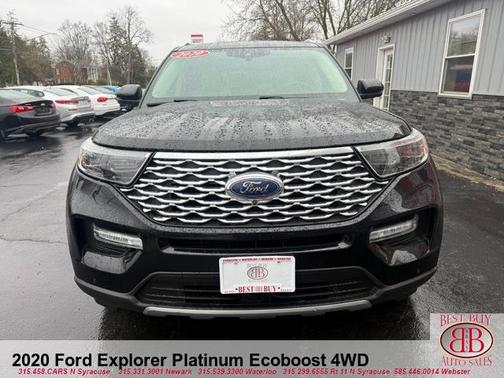 Black 2020 Ford Explorer Platinum