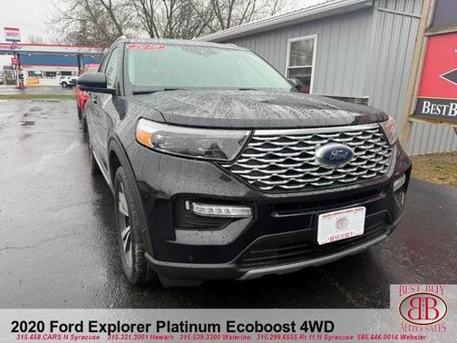 Black 2020 Ford Explorer Platinum
