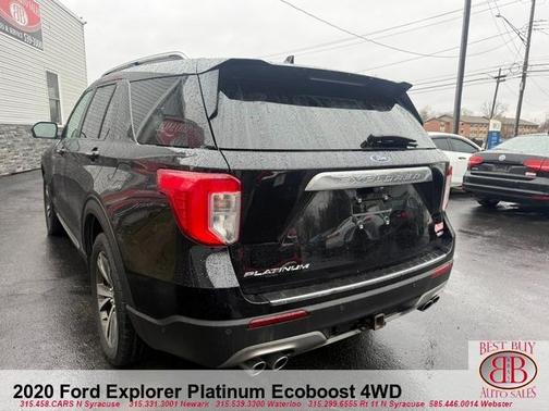 Black 2020 Ford Explorer Platinum