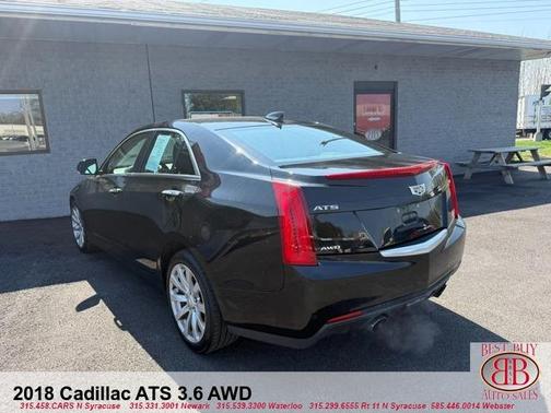 Black 2018 Cadillac ATS 3.6L Premium Luxury