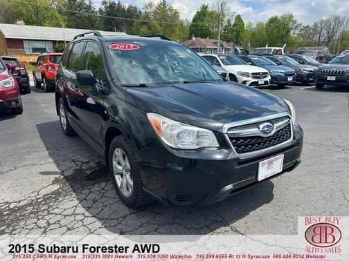 Crystal Black Silica 2015 Subaru Forester 2.5i Premium