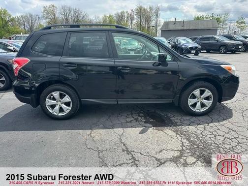 Crystal Black Silica 2015 Subaru Forester 2.5i Premium