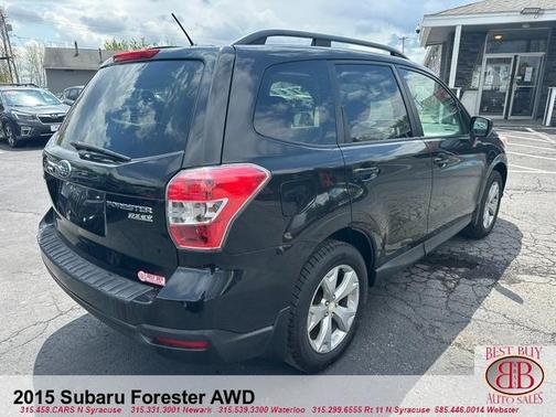 Crystal Black Silica 2015 Subaru Forester 2.5i Premium