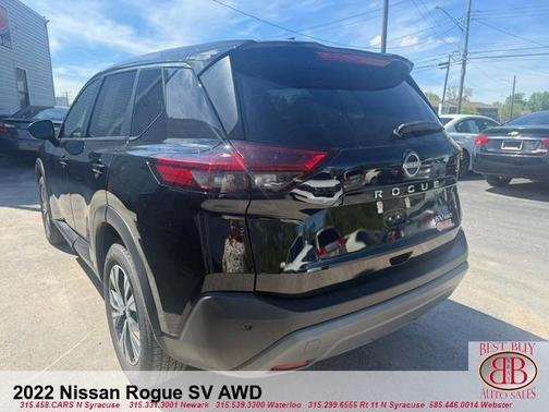 Black 2022 Nissan Rogue SV