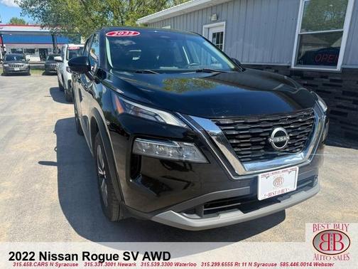 Black 2022 Nissan Rogue SV