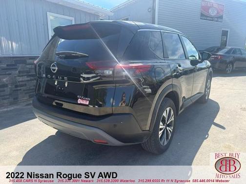 Black 2022 Nissan Rogue SV