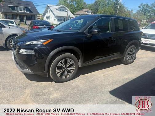 Black 2022 Nissan Rogue SV
