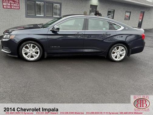 Blue 2014 Chevrolet Impala 2LT