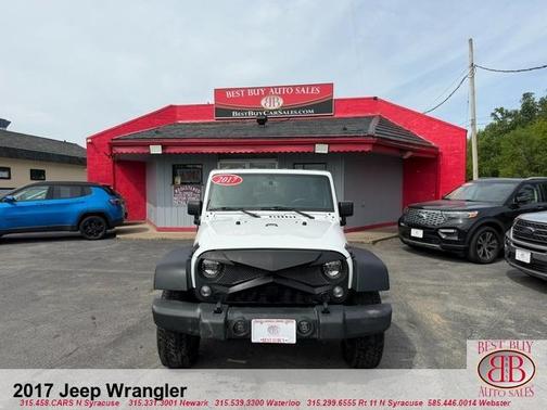 White 2017 Jeep Wrangler Unlimited Sport