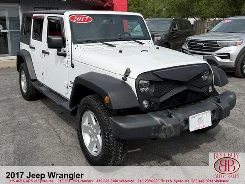 White 2017 Jeep Wrangler Unlimited Sport